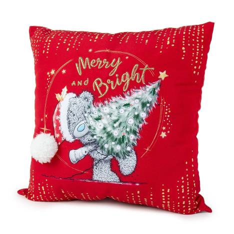 Merry And Bright Me to You Bear Christmas Cushion Extra Image 1